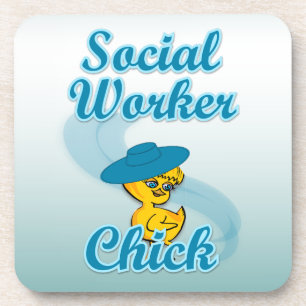 Social Worker Chick #3 Coaster
