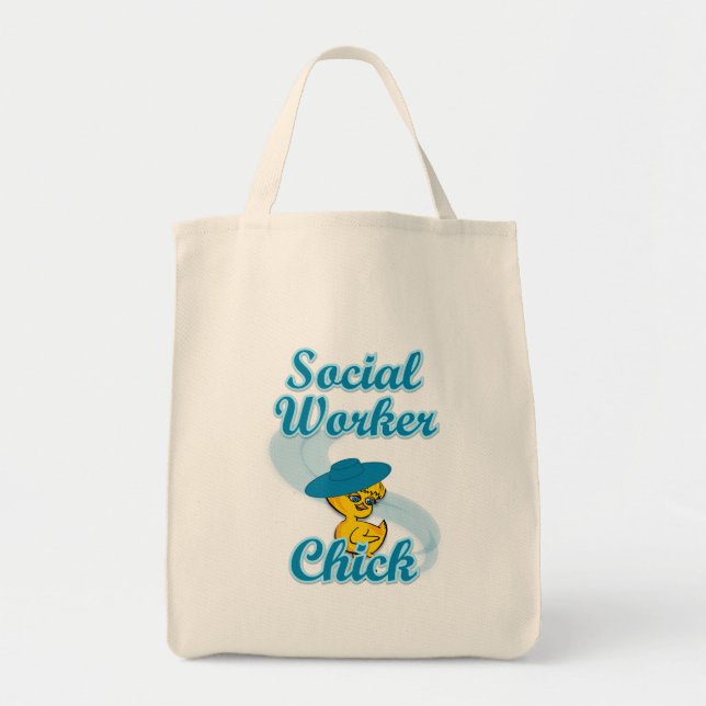 Social Worker Chick #3 Tote Bag (Front)