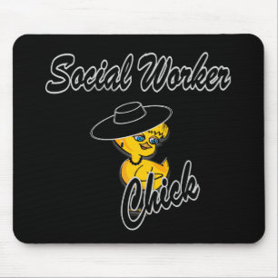 Social Worker Chick #4 Mouse Mat