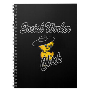 Social Worker Chick #4 Notebook