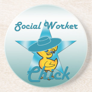 Social Worker Chick #7 Coaster