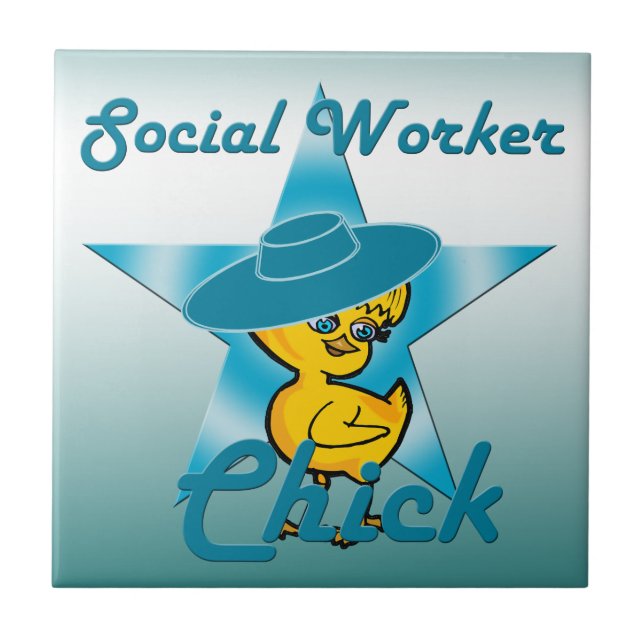 Social Worker Chick #7 Tile (Front)