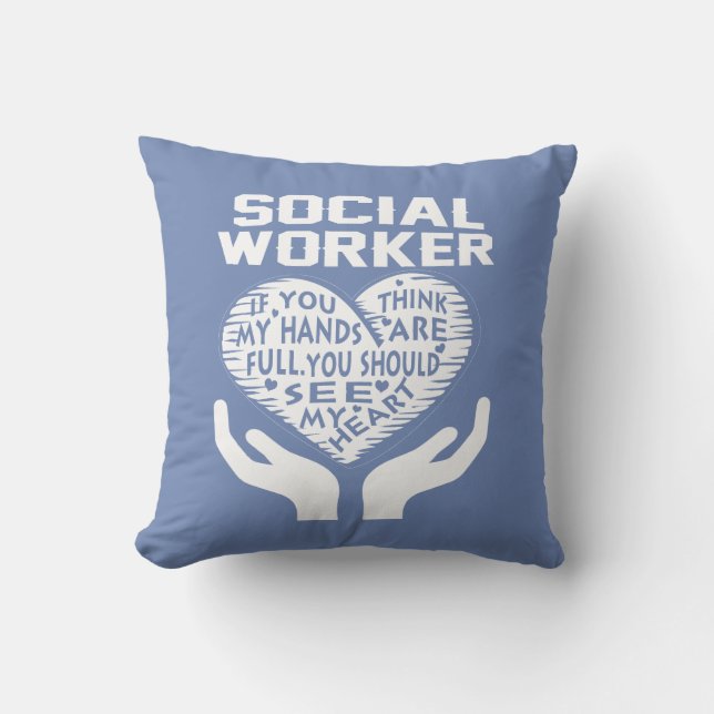 Social Worker Cushion (Front)