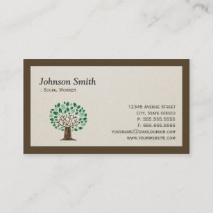 Social Worker Business Cards | Zazzle UK