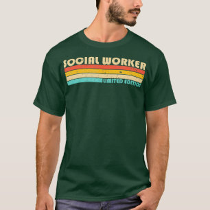 SOCIAL WORKER Funny Job Title Profession Worker T-Shirt