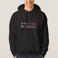 Social Worker Funny Saying Im Not Judging Im Asses