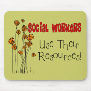 Social Worker Gifts and T-Shirts Mouse Mat