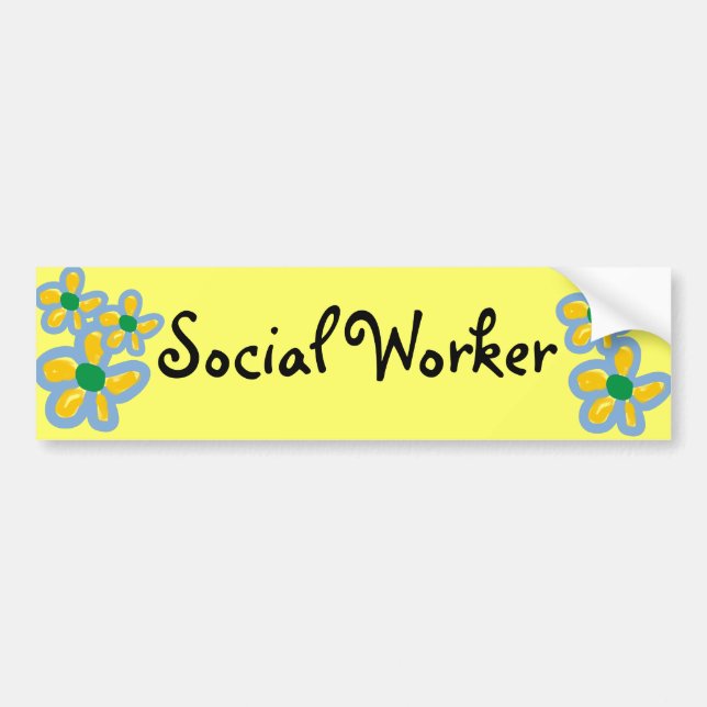 Social Worker Gifts Bumper Sticker (Front)