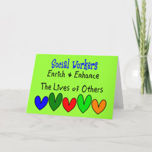 Social Worker Gifts Card