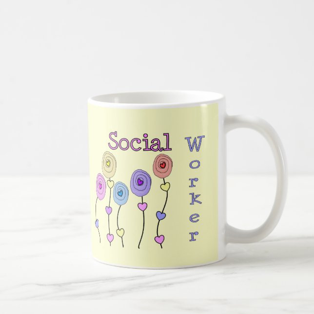 Social Worker Gifts Coffee Mug (Right)