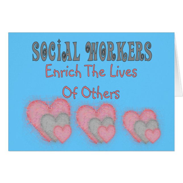 Social Worker Gifts "Enrich The Lives of Others" (Front Horizontal)