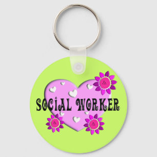 Social Worker Gifts Key Ring