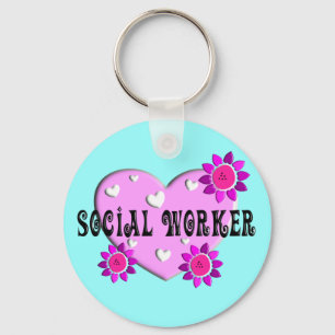 Social Worker Gifts Key Ring