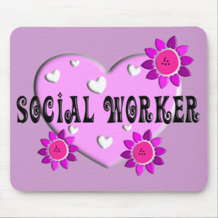Social Worker Gifts Mouse Mat