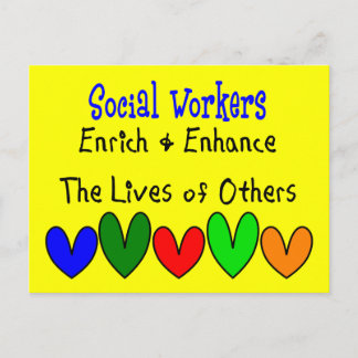 Social Worker Gifts Postcard
