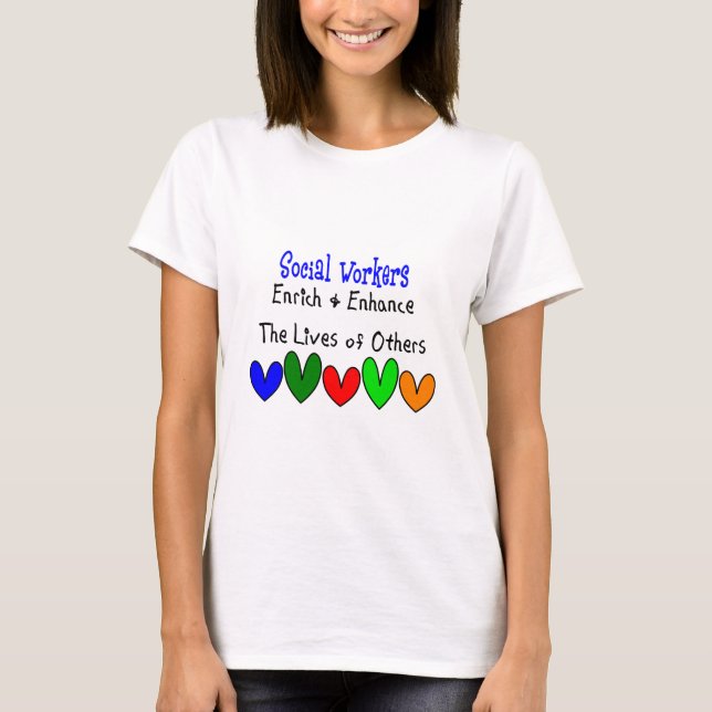 Social Worker Gifts T-Shirt (Front)