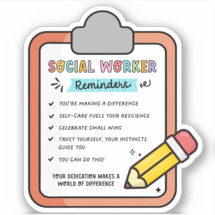 Social Worker Graduation Appreciation Gift MSW