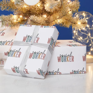 Social Worker Graduation Appreciation gifts Wrapping Paper