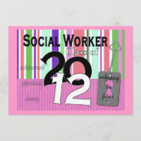 Social Worker Graduation Invitations 2012