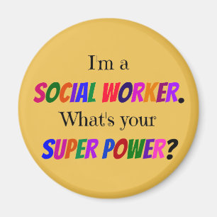 Social Worker Humor Magnet