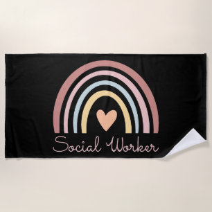 Social Worker II Beach Towel