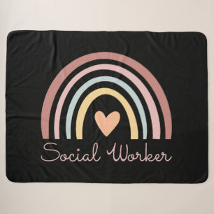 Social Worker II Sherpa Blanket
