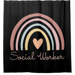 Social Worker II Shower Curtain