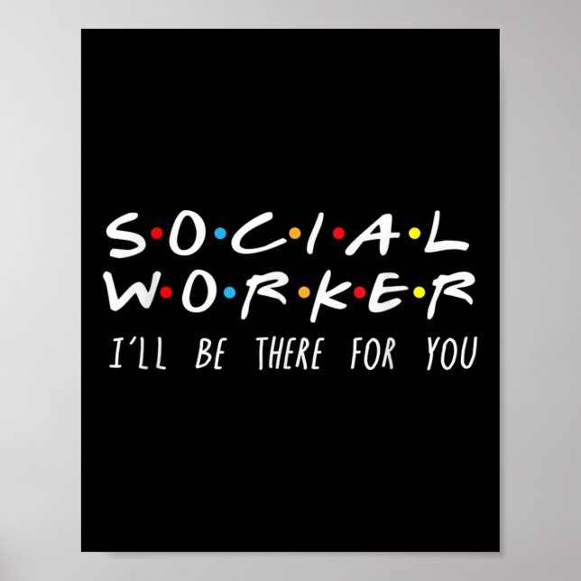 Social Worker I'll Be There For You Christmas  Poster (Front)