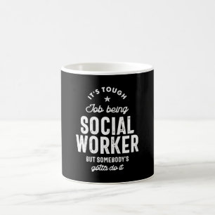 Social Worker Job Title Gift Coffee Mug