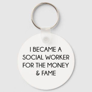 Social Worker Key Ring