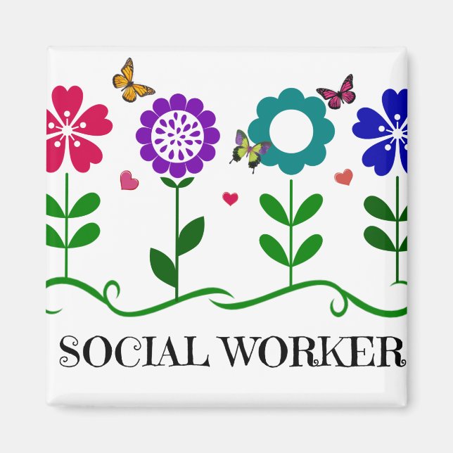Social Worker Magnet (Front)