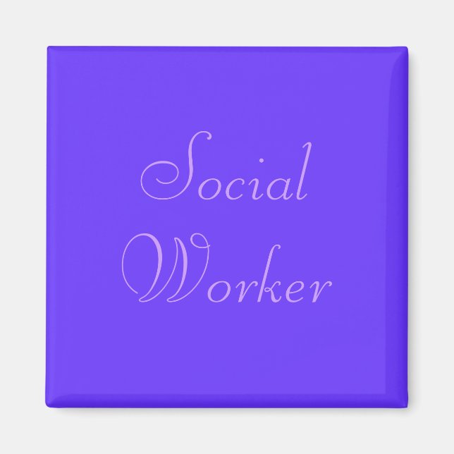 Social Worker Magnet (Front)