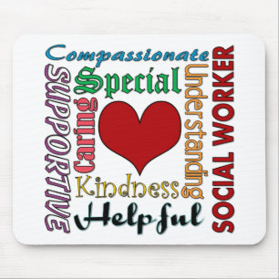 Social Worker Mouse Mat