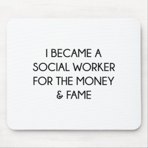 Social Worker Mouse Mat
