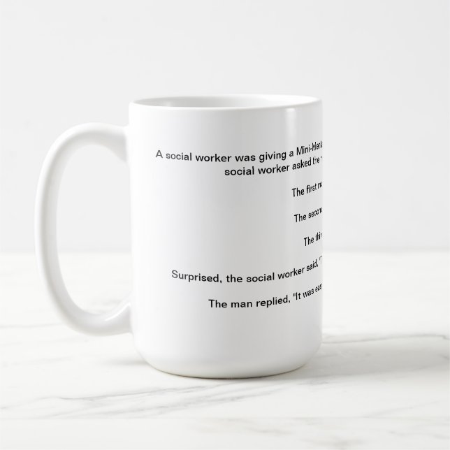 Social Worker Mug XVI (Left)