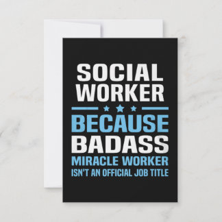 Social Worker Naughty Christmas Card