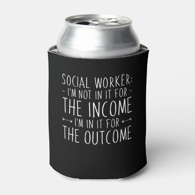 Social Worker Not In Income In Outcome Can Cooler (Can Front)