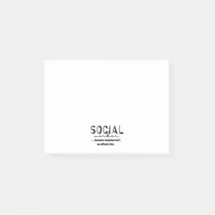 Social Worker Post-It Notes