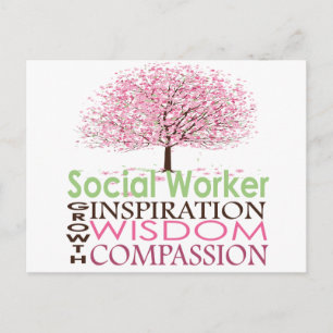 Social Worker Postcard