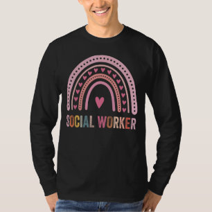 Social Worker Rainbow 2023 School Social Worker wo T-Shirt