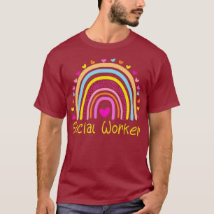 Social Worker Rainbow T-Shirt