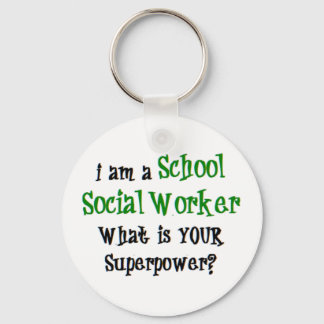 social worker school key ring