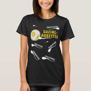 Social Worker Social Work Sperm Professional Socia T-Shirt