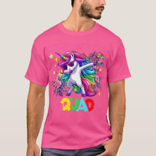 Social Worker Squad Dabbing Unicorn Sunglasses Col T-Shirt