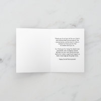 Social Worker Thank You Cards