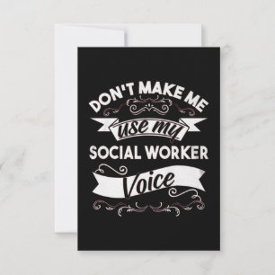 SOCIAL WORKER VOICE CARD