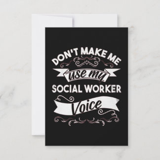 SOCIAL WORKER VOICE CARD