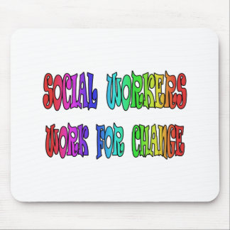 Social Workers Work For Change Mouse Mat