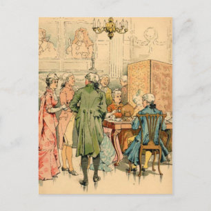 Socialising 18th Century Postcard