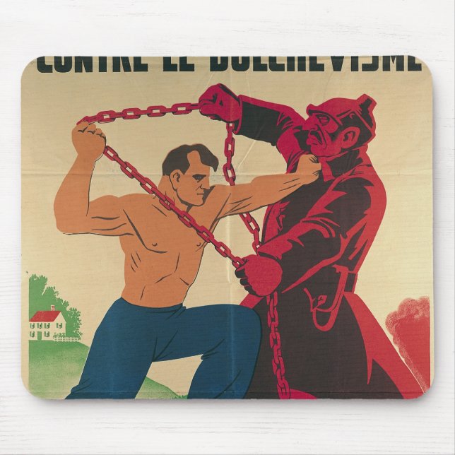 Socialism Against Bolshevism for a Free Mouse Mat (Front)